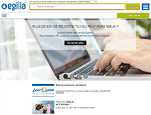Tablet Screenshot of egilia.com